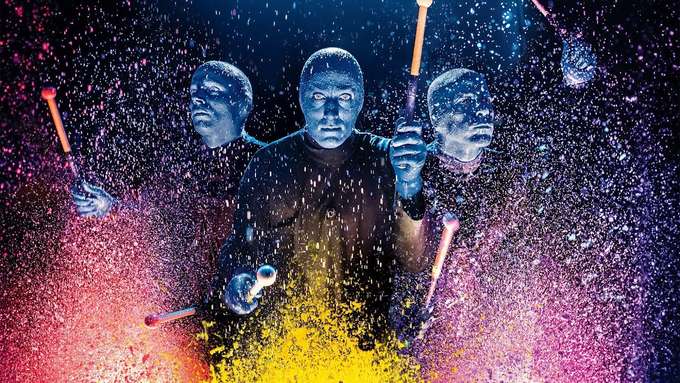 Join the Blue Man Group Show for an unforgettable journey of art and technology