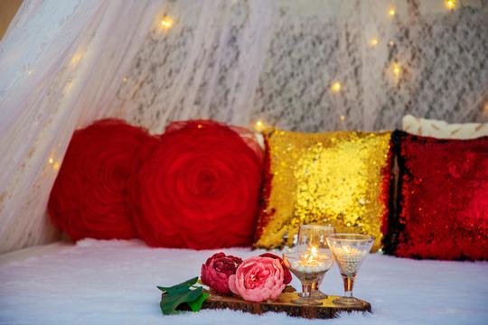 Rooftop Bohemian Cabana Candlelight Dinner Image