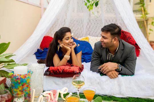 Rooftop Bohemian Cabana Candlelight Dinner Image