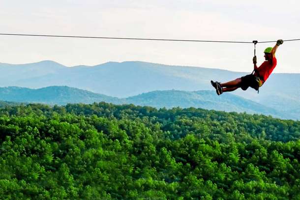 Feel the adrenaline rush as you zip through nature