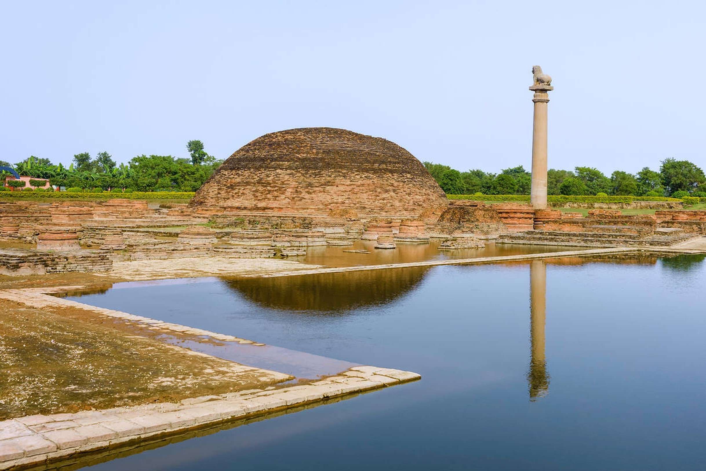 Go on a 8 hour day tour to Vaishali from Patna in a private car