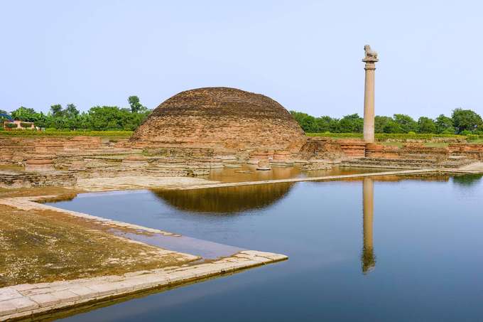 Go on a 8 hour day tour to Vaishali from Patna in a private car