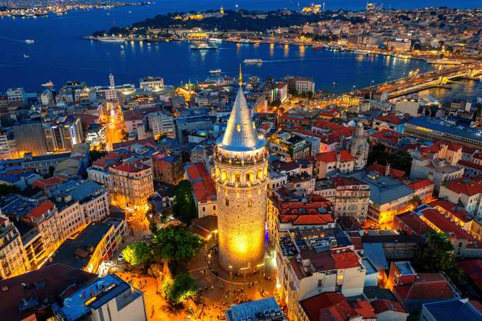 Galata Tower by Night