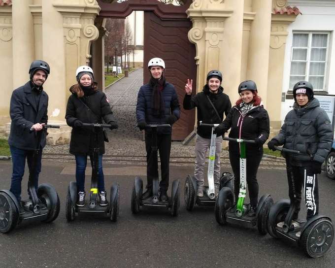 Ride through the city's renowned attractions on your Segway