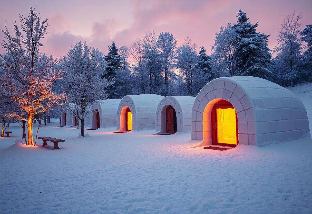 Igloo Stay In Manali Image