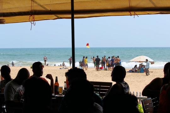 Baga Beach Candle Light Dinner Image