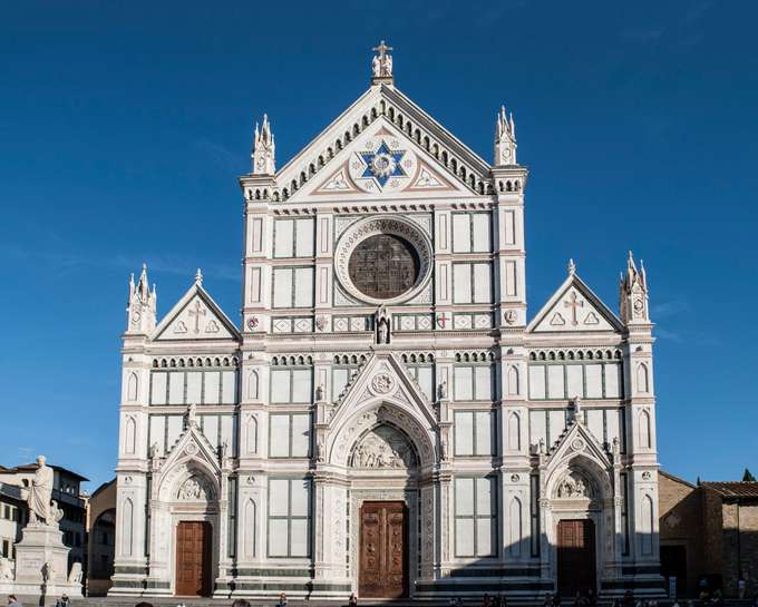 Santa Croce Basilica in Florence City