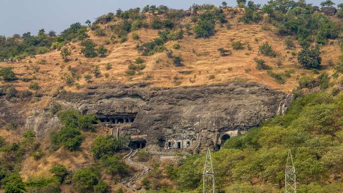 Marvel at the carved rock sculptures