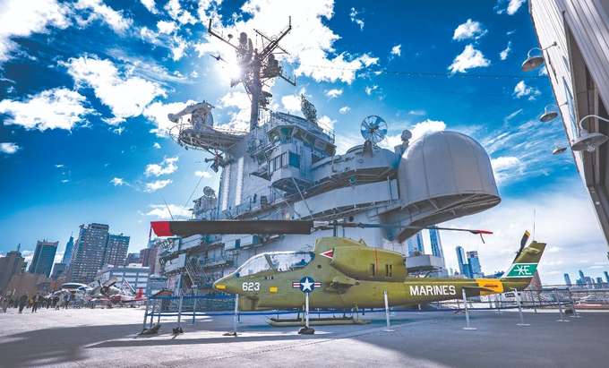 Explore legendary ships and aircraft at the Intrepid Museum