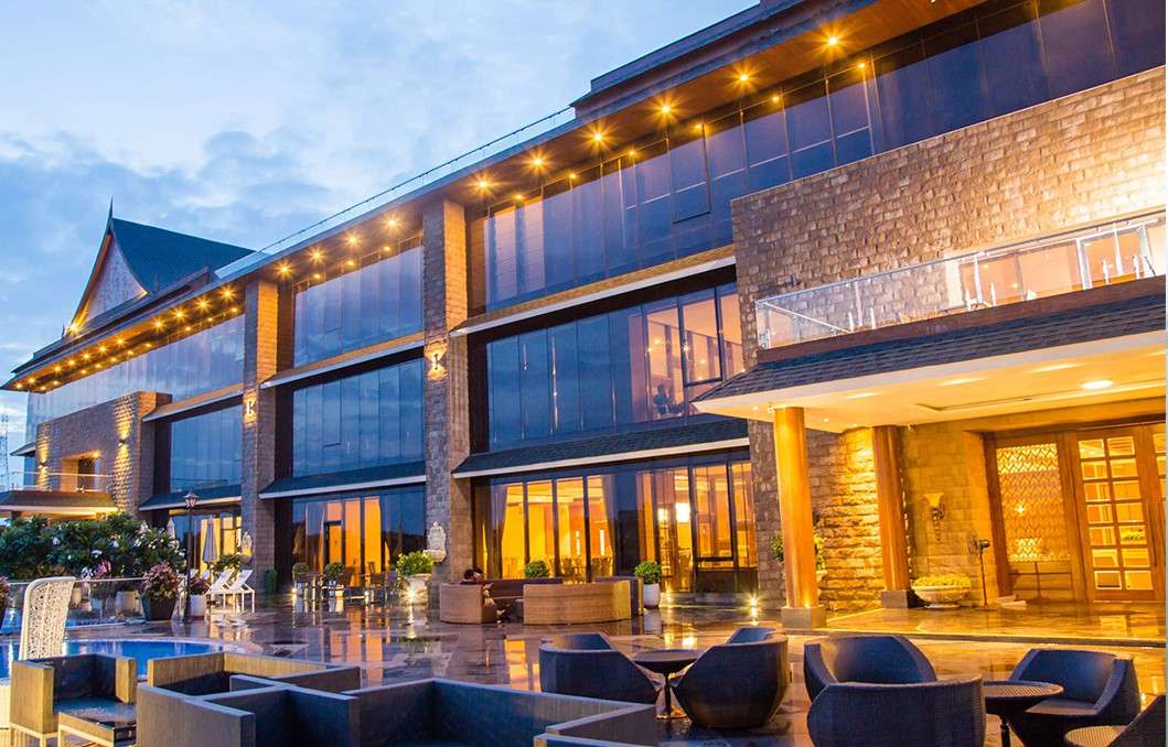 Beautiful exterior view of the resort