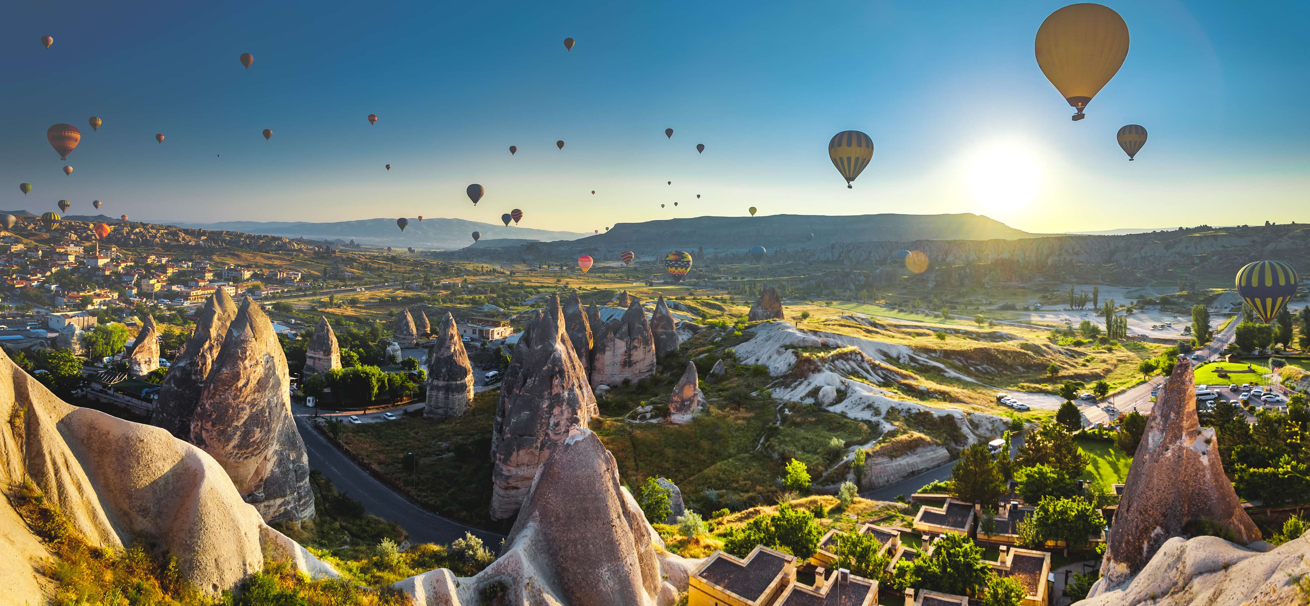 Watch the hot air balloons in Cappadocia