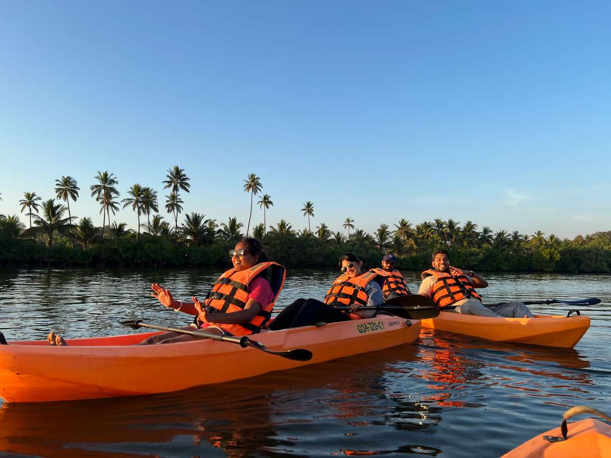 Enjoy Kayaking in Private Island Goa