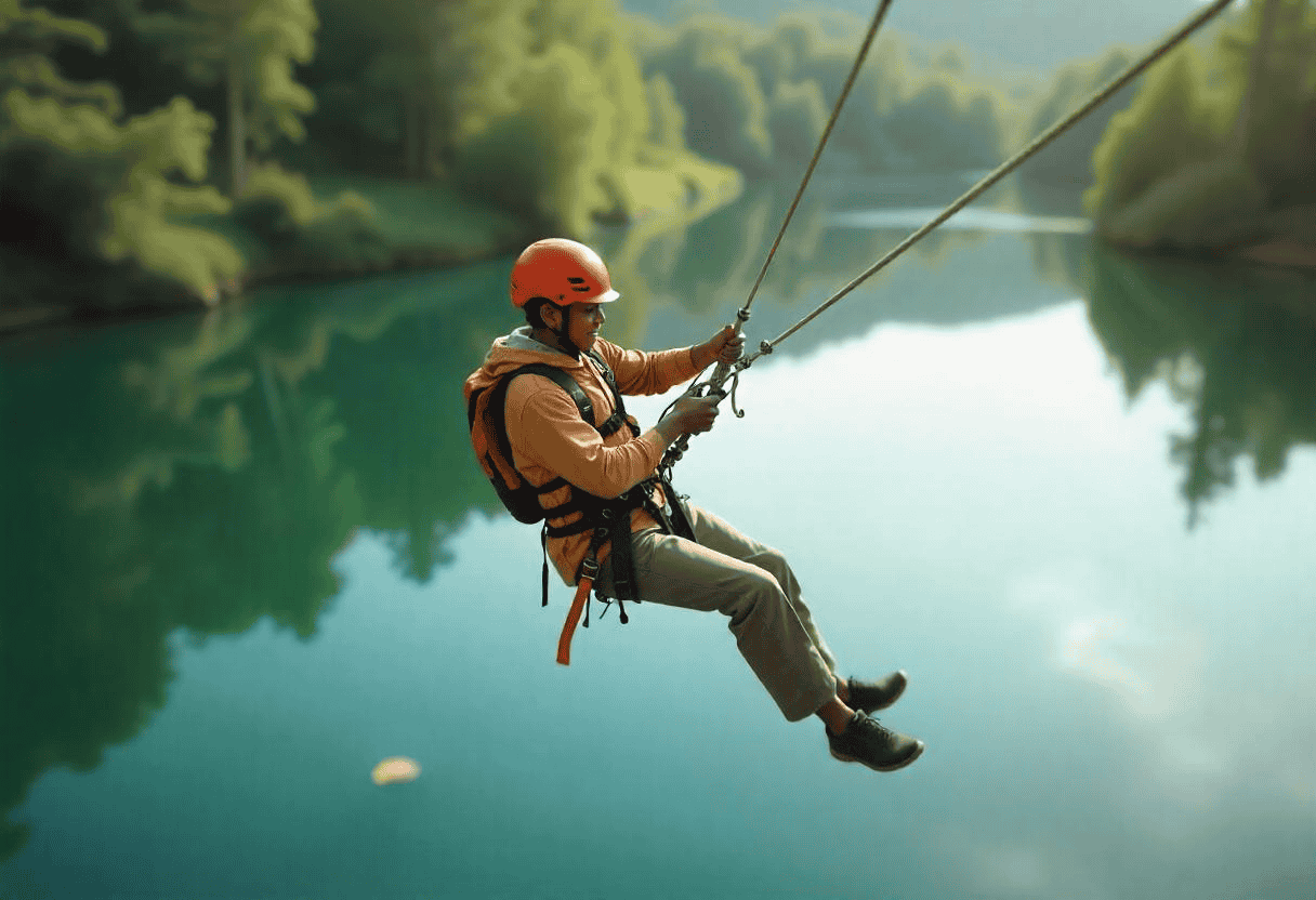 Enjoy gliding across the lake waters with expert guidance