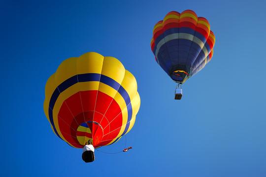 Hot Air Balloon In Rishikesh Image