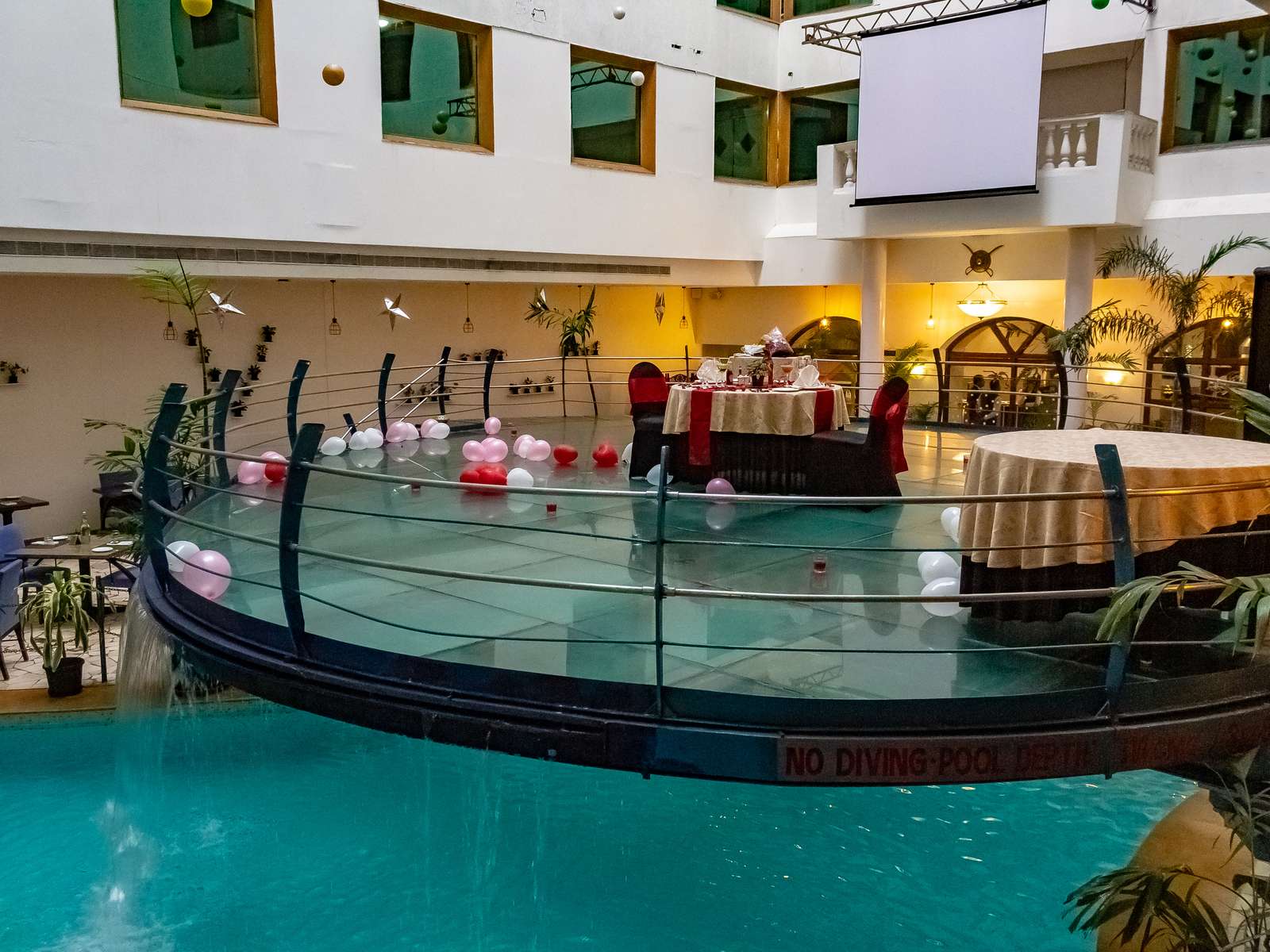 Romantic Dining Experience By The Pool Image