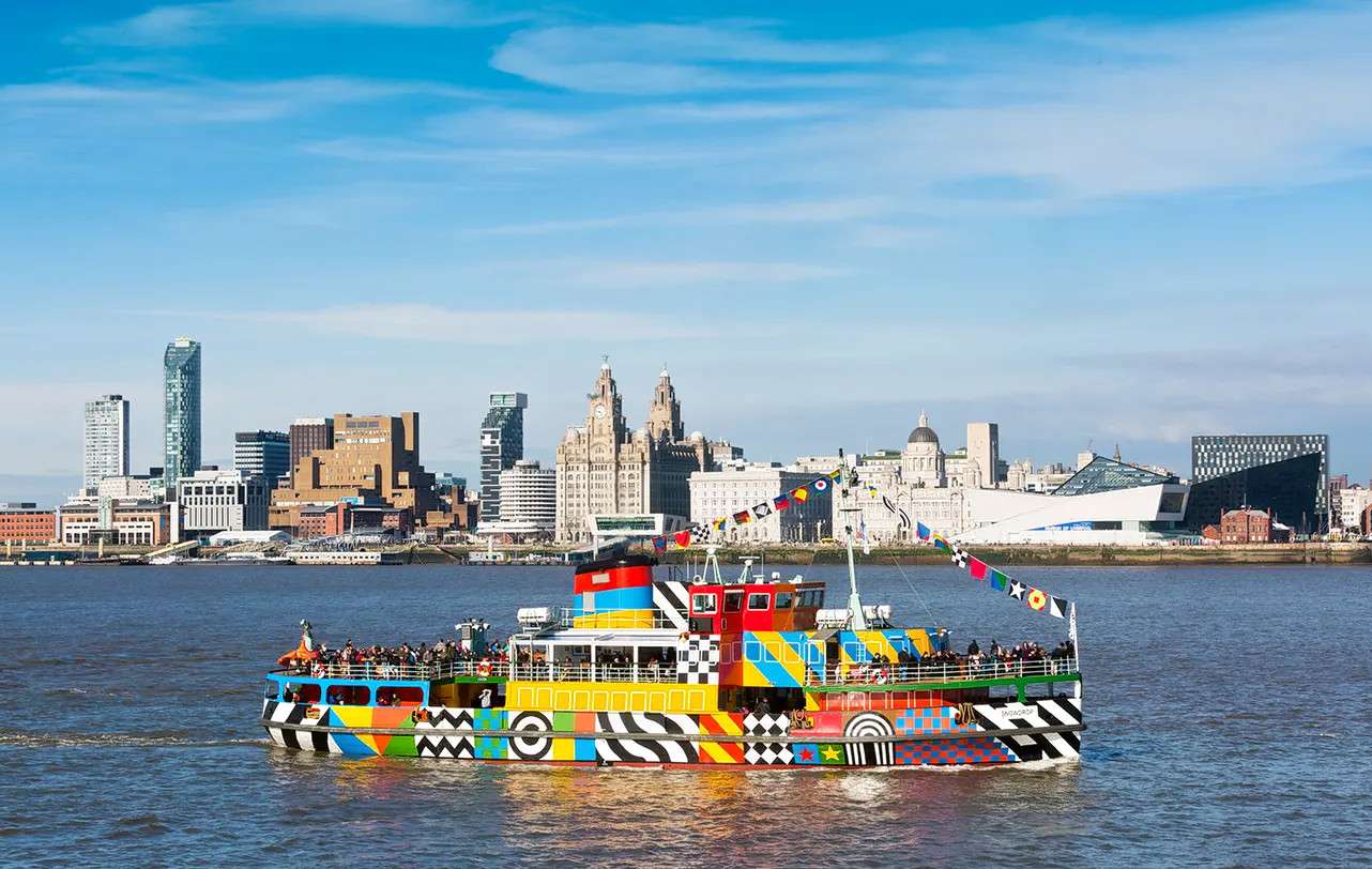 Have a great time on this cruise on the Mersey River