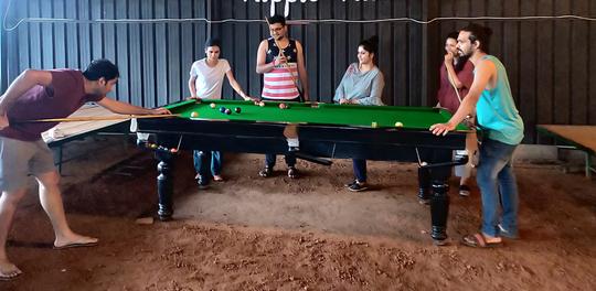 Camping Amidst Lush Green Hills Near Mumbai Image