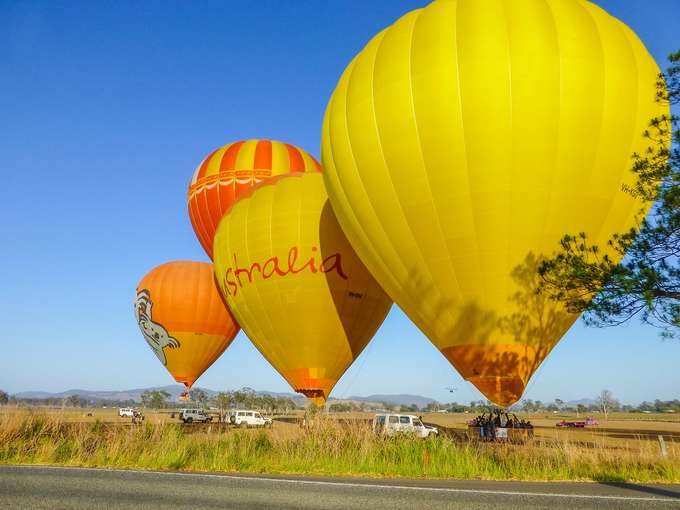 An absolute adventure in Brisbane while riding the hot air balloon