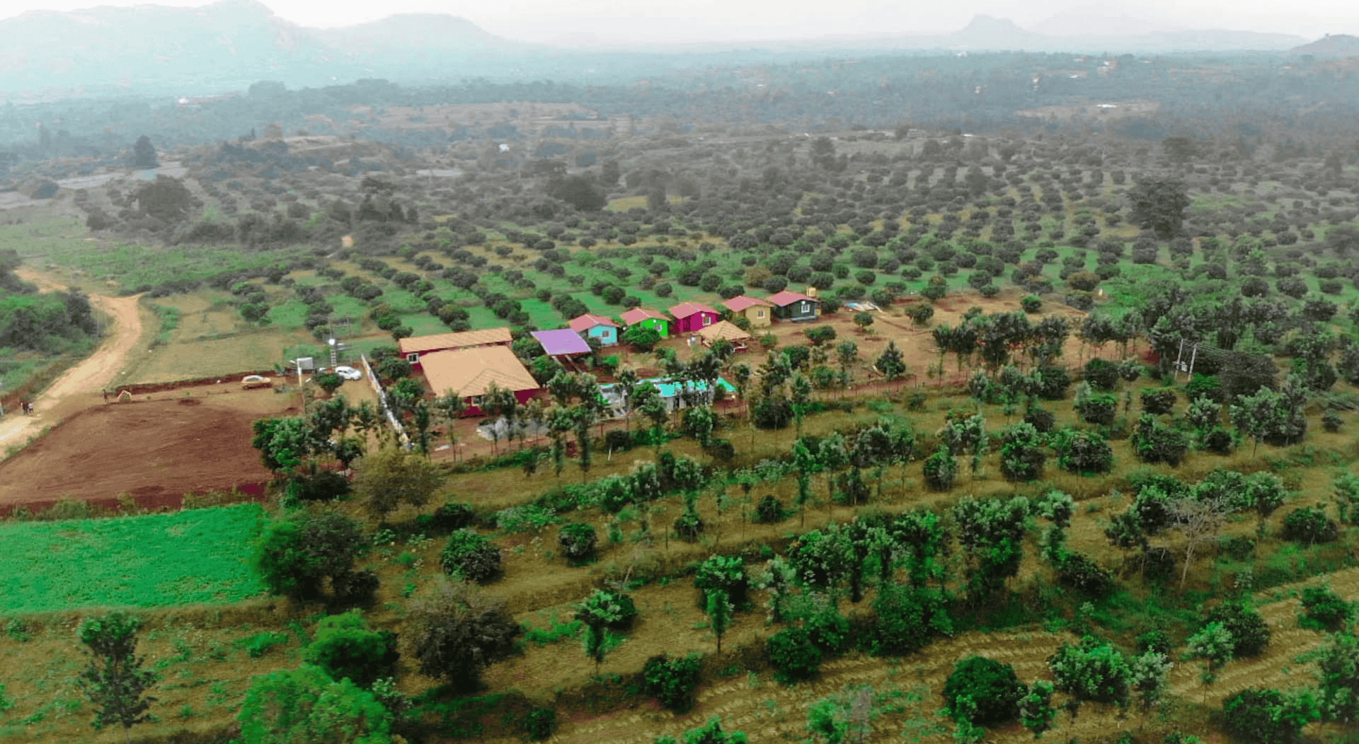 Aerial View of the Homestay