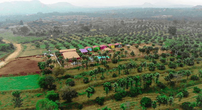 Aerial View of the Homestay