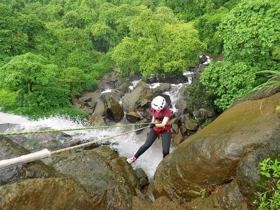Waterfall Rappelling And Trekking In Lonavala