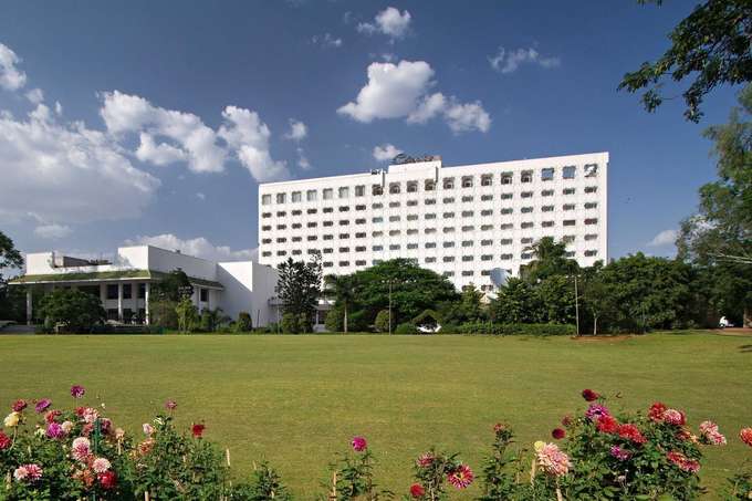 Exterior view of the resort from distance