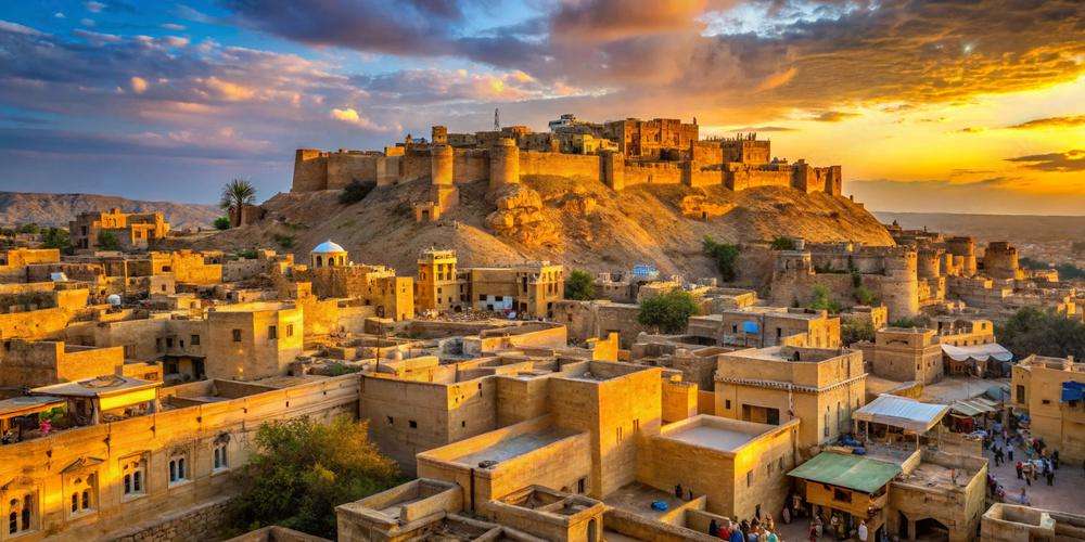 Scenic view of Jaisalmer Fort