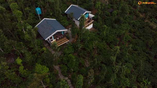 Aerial View amidst Lush Greenery