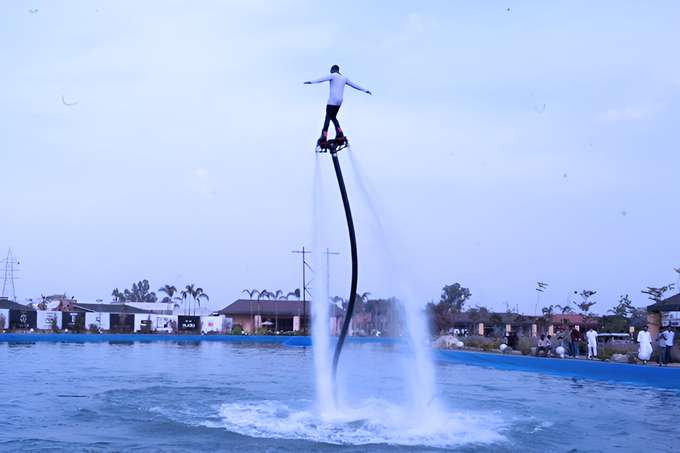 Fly above Coimbatore’s waters in 10 mins Fly Board Ride