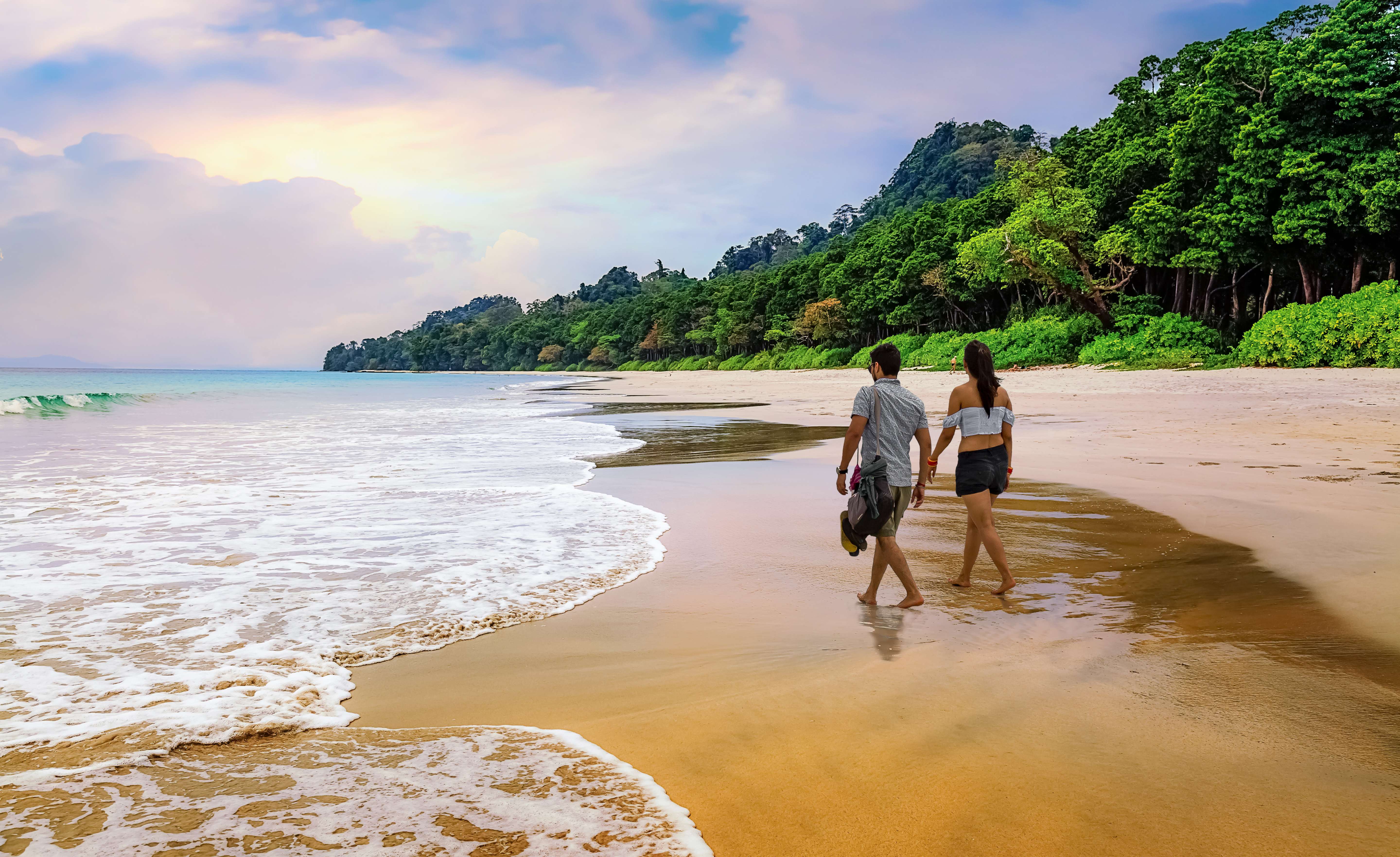 Couple at Radhanagar Beach