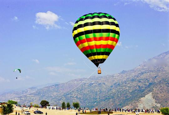 Hot Air Balloon In Rishikesh Image