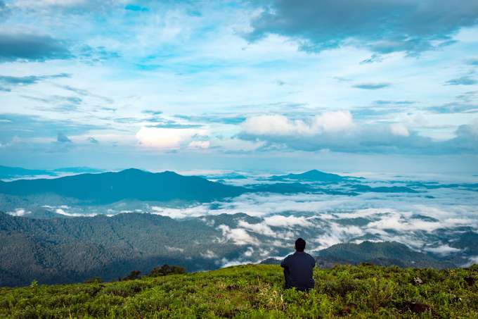 Mist covering mountains of Ooty