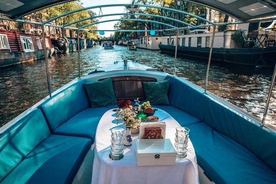 Romantic Canal Tour with Bubbly Image