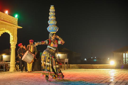Camping in The Middle of Khuri Desert, Jaisalmer Image