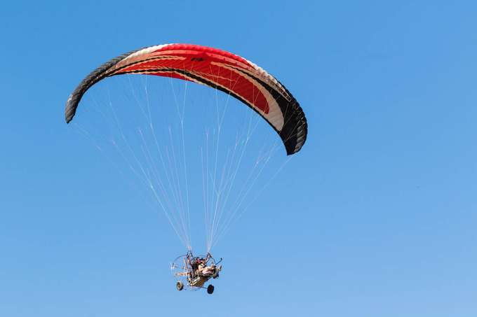 Soar high and marvel at the breathtaking aerial views 