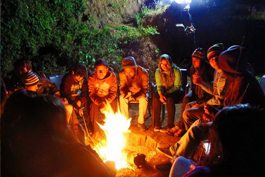 Nature Camping In Mawsynram Meghalaya Image