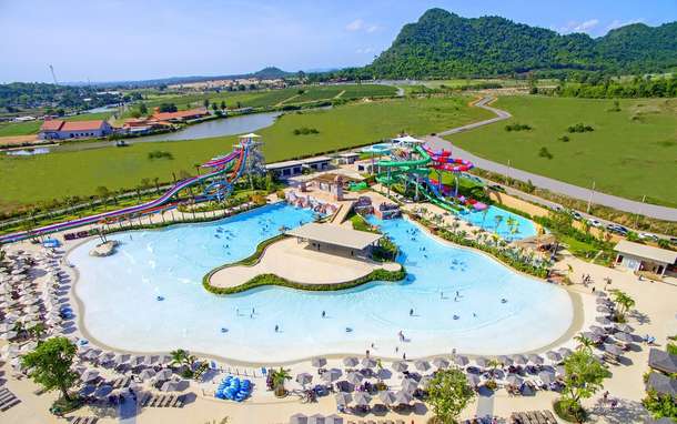 Aerial view of Ramayana Water Park