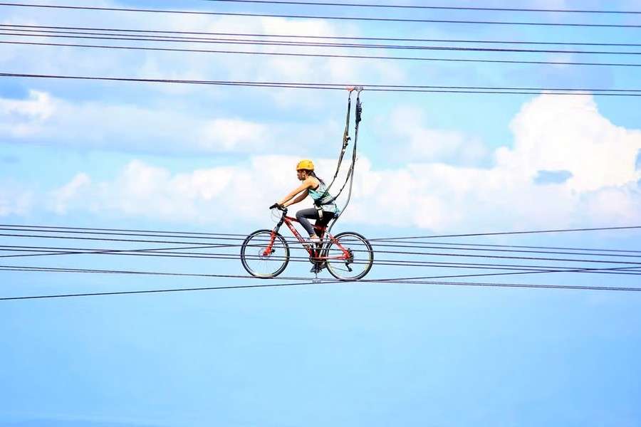 Enjoy sky cycling in Rishikesh