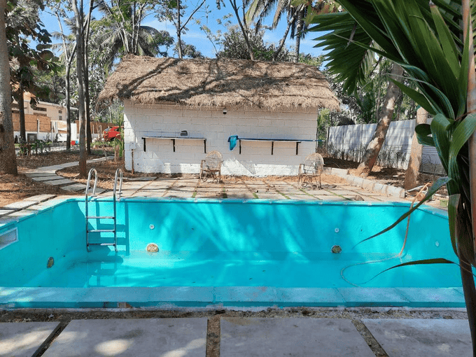 A Serene Farm-Side Getaway With Pool In Kanakapura