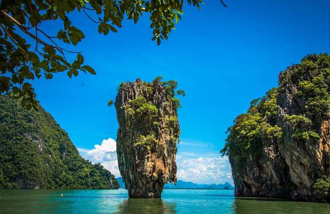 Discover the unique James Bond island in Thailand