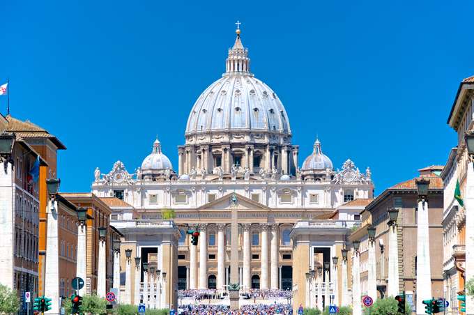 Visit the famous St. Peter's Basilica.