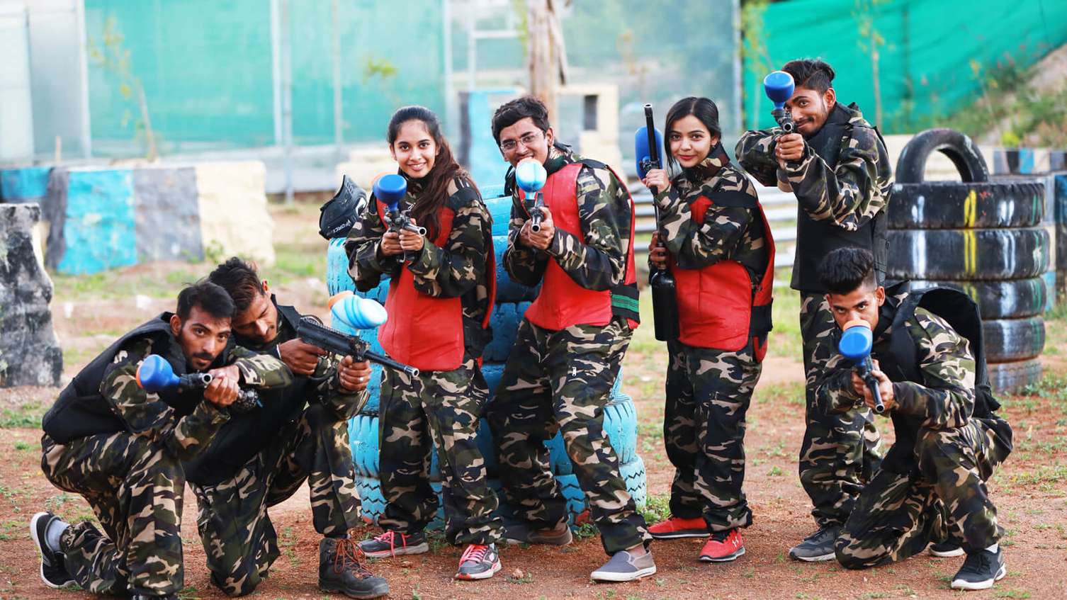 Gear up for an adrenaline-pumping paintball battle at District Gravity with your family and friends