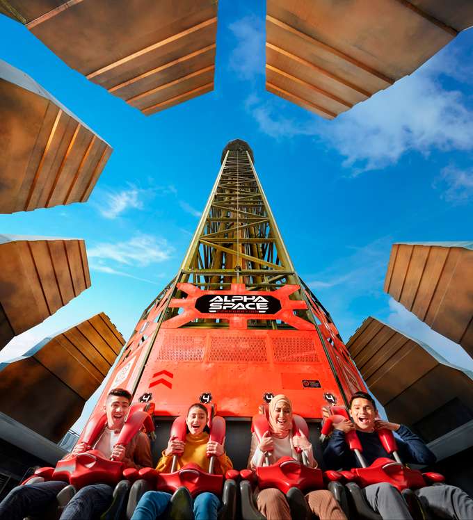 Ride on the Alpha Space