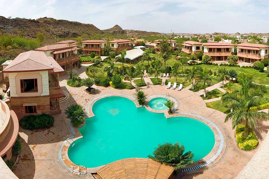 Aerial View of the Resort