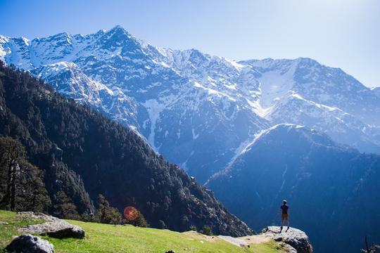 Camping At Triund Image