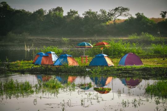 Camping In Malshej Image