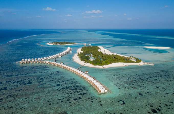 Admire the scenic views of Cinnamon Hakuraa Huraa Maldives