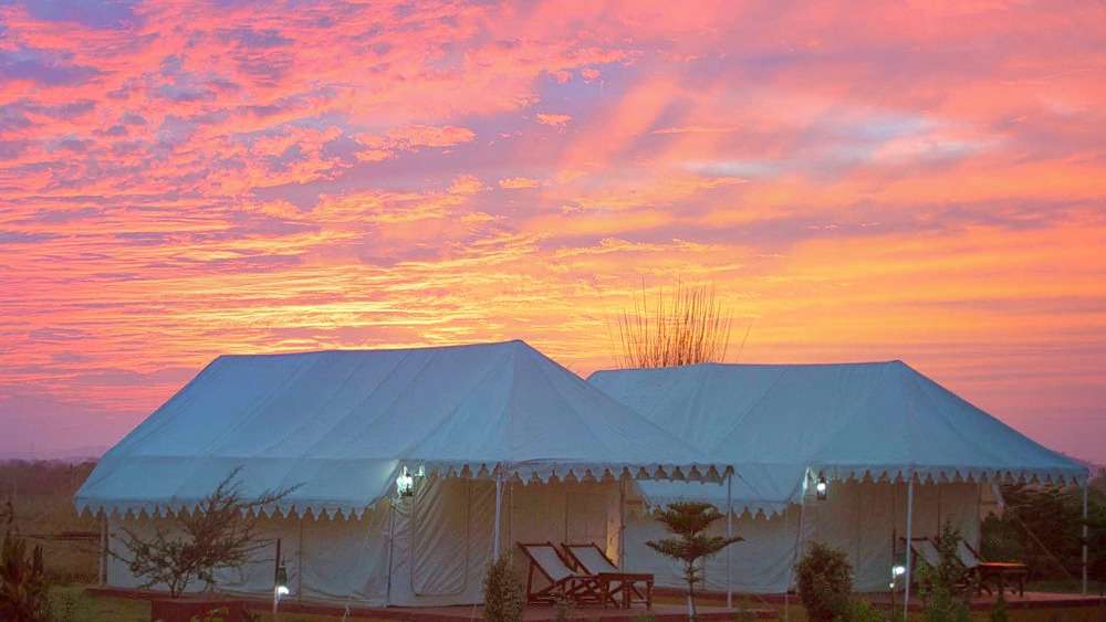 Paranomic view of the campsite