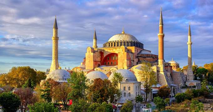 Visit the famous Hagia Sophia Museum in Istanbul