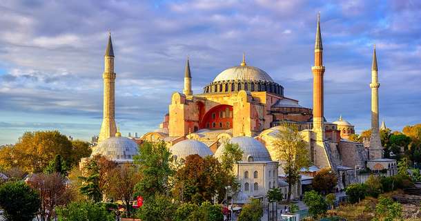 Visit the famous Hagia Sophia Museum in Istanbul